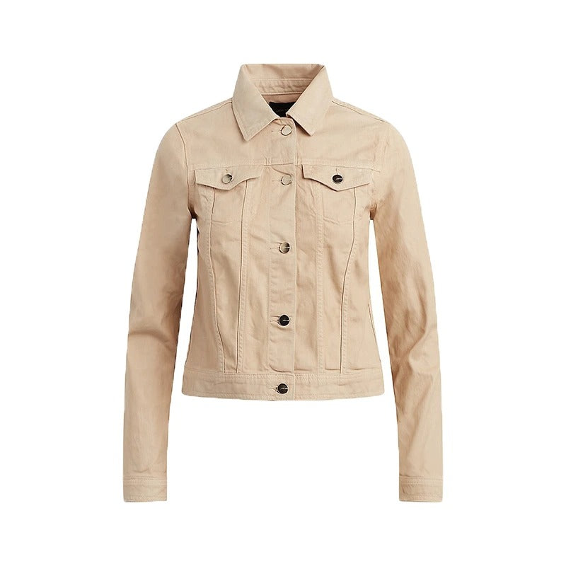 Beige Denim Jacket